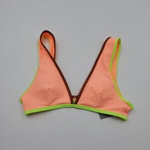 Aerie Wide Strap Plunge Bikini Top Women's Size XS